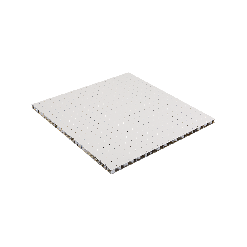 Paneles de panal perforados de estructura estable, transpirables y absorbentes de sonido