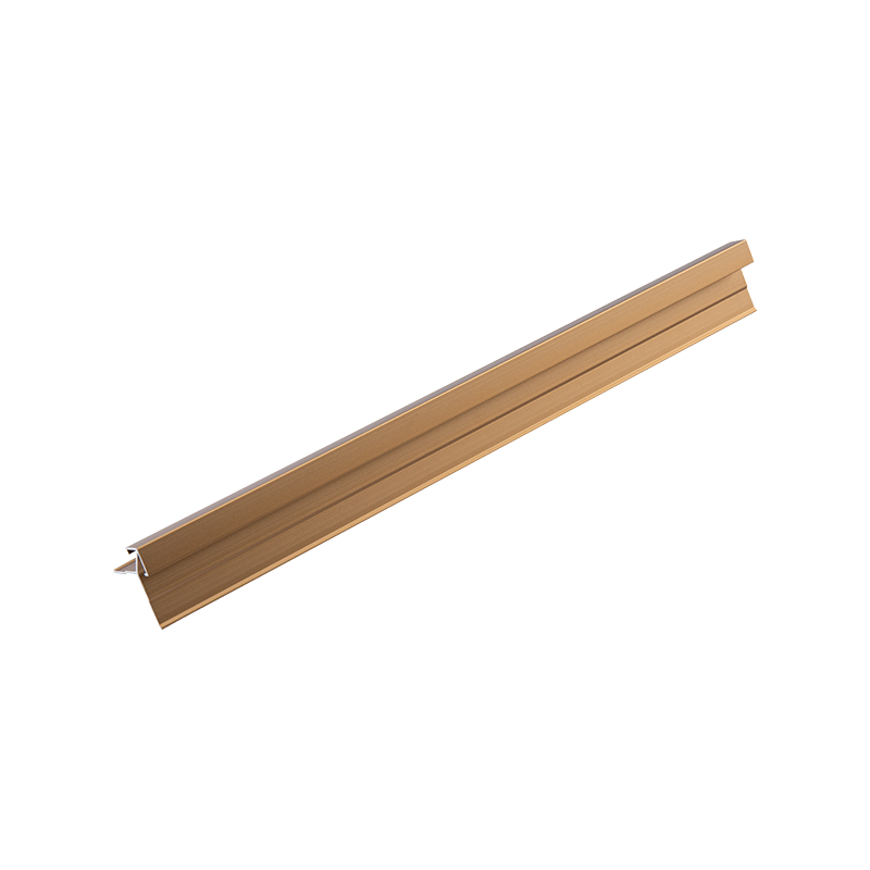 Perfil de ribete de pared de aluminio con fuerte dureza de plasticidad